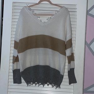Distressed Sweater